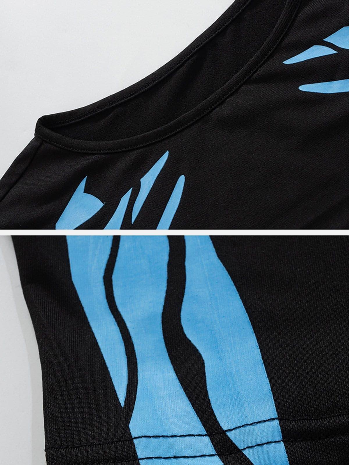 Finger Graphic Long Sleeve T Shirts