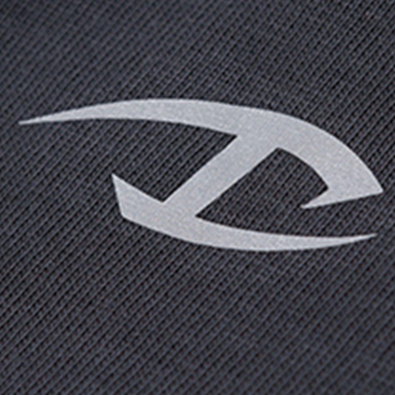 Dividing Line Reflective Logo Tee