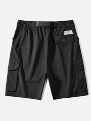 Personalized Belt Multi Pockets Shorts