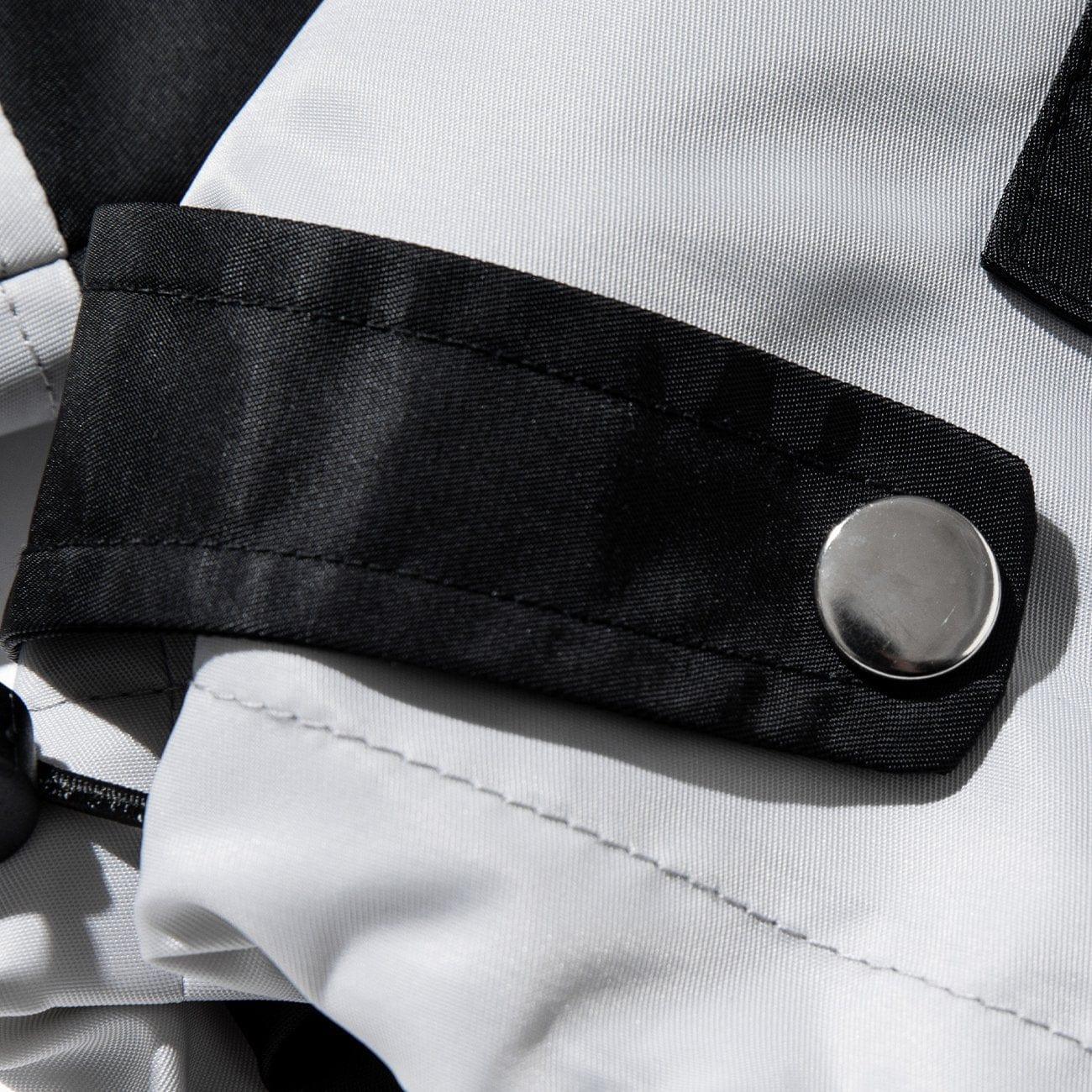 Functional Patchwork Multi Pockets Hooded Jacket
