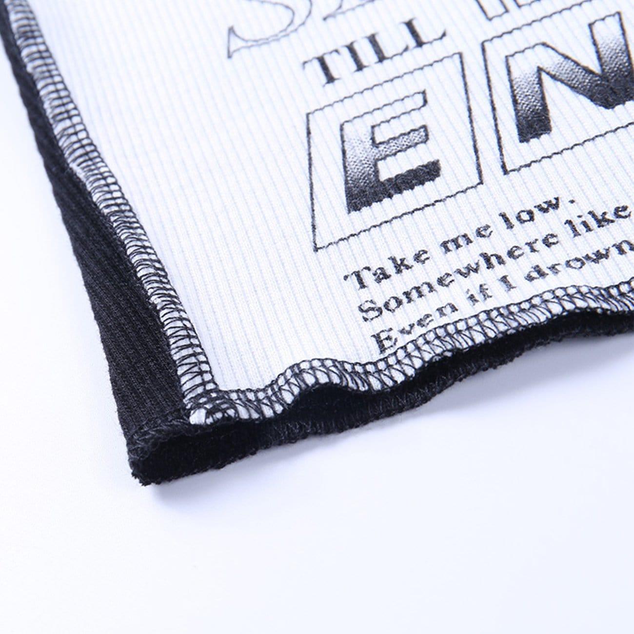 Patchwork Letters Vest