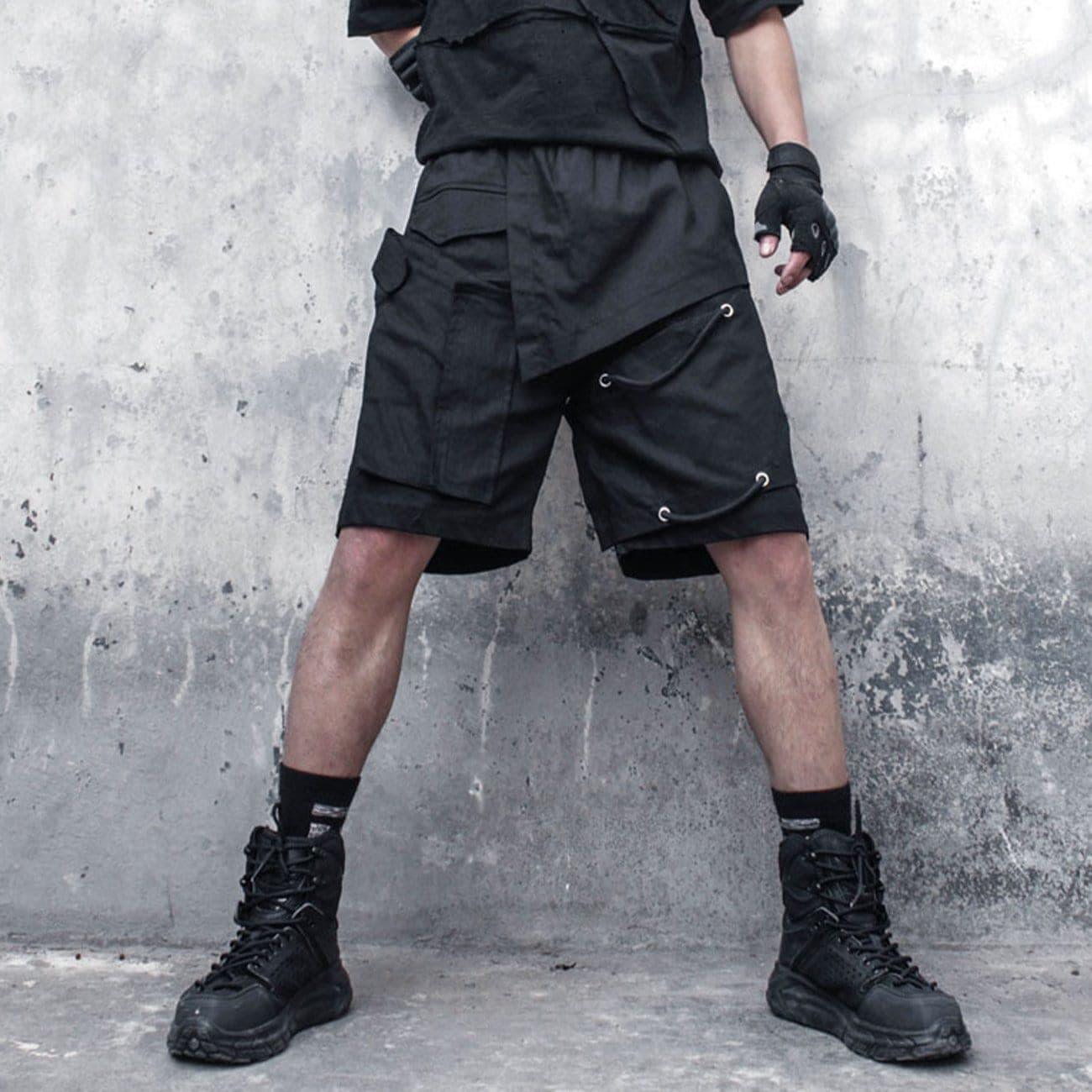 Functional Asymmetric Rope Shorts