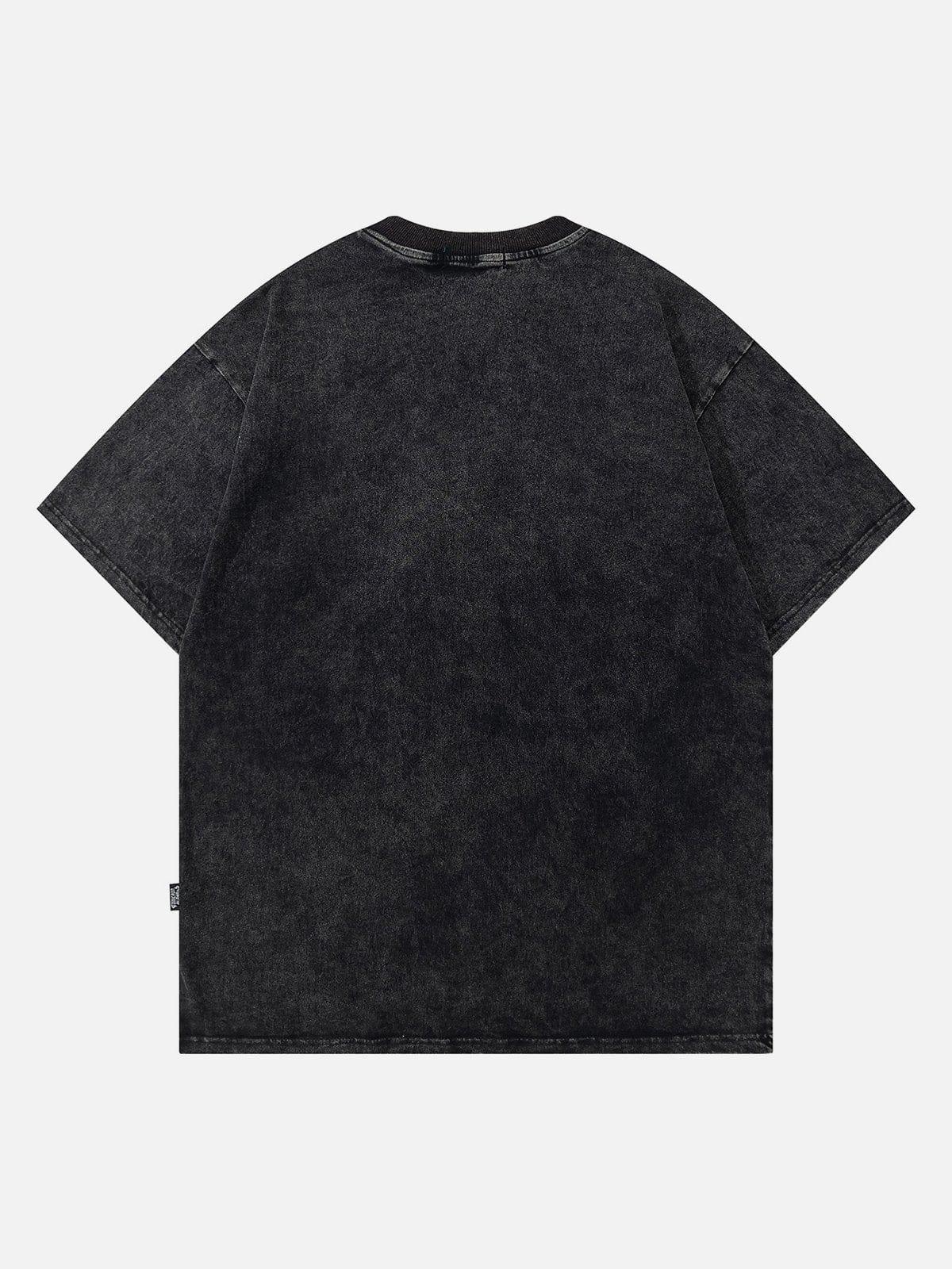 Washed Angel Letters Graphic Tee