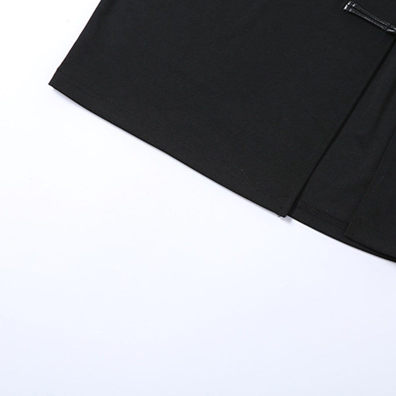 Slim Fit Sexy Buckle Skirt