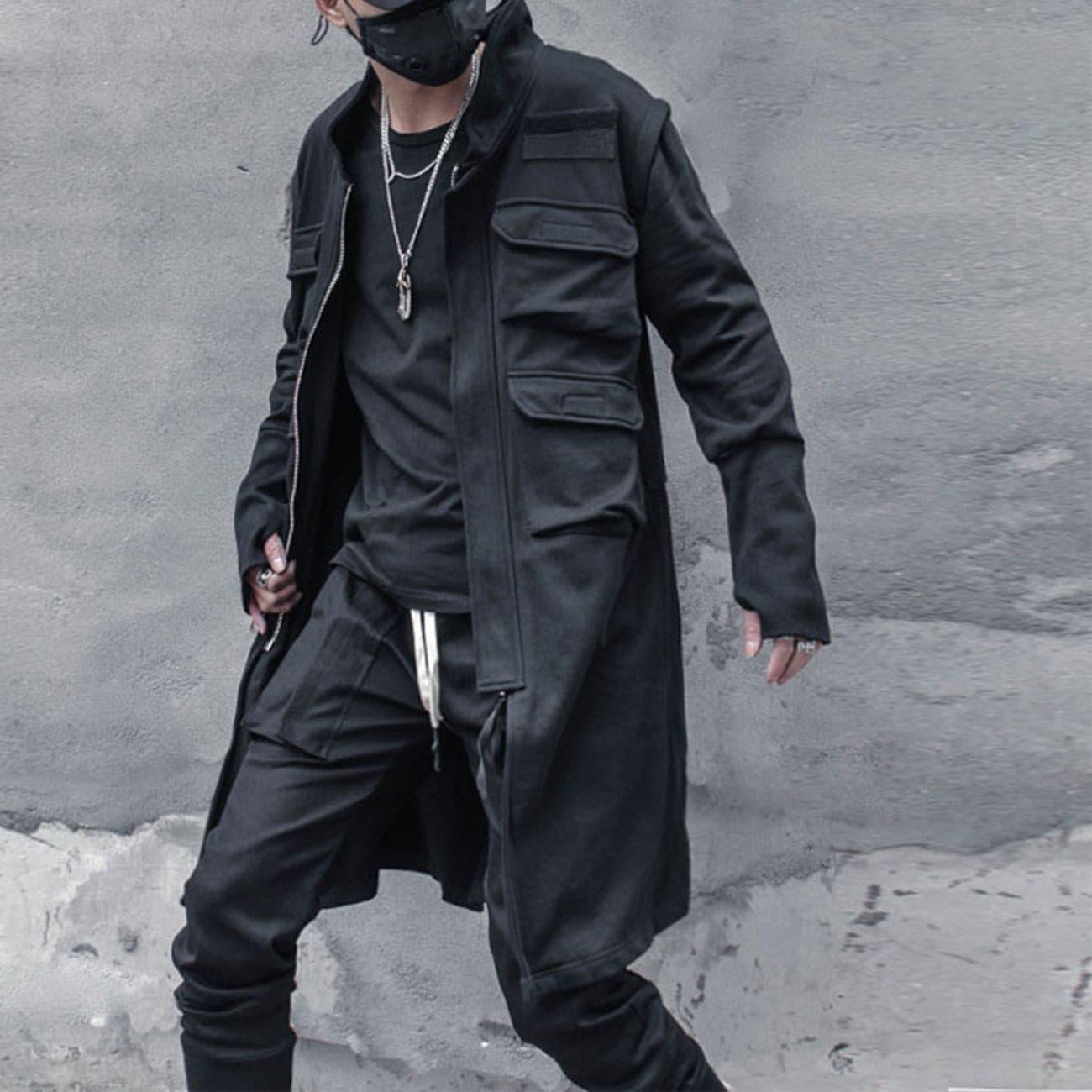 Dark Function Multi Pockets Mid-length Jacket