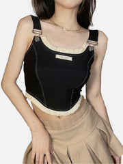 Sexy Patchwork Vest