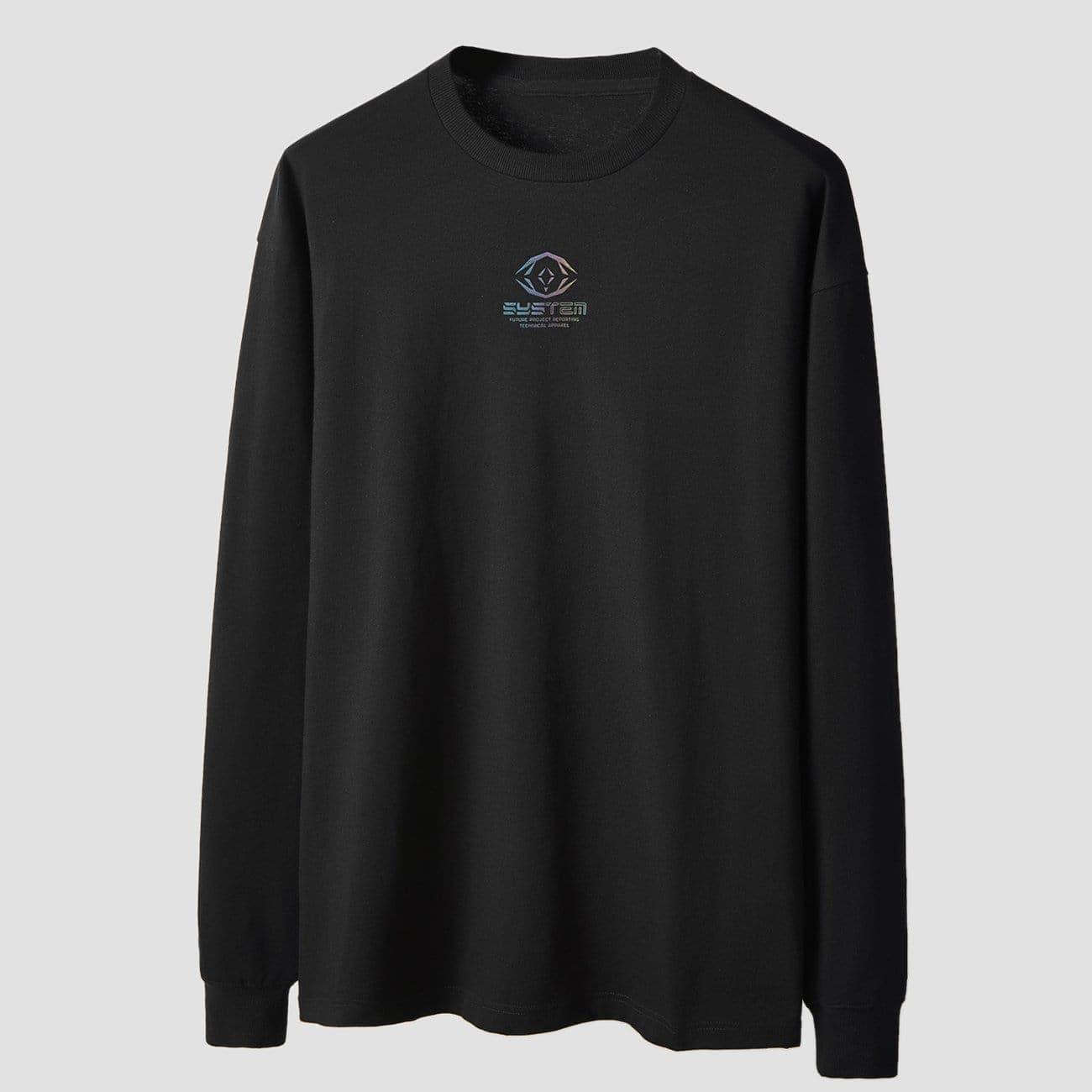 Reflective Mecha Print Sweatshirt
