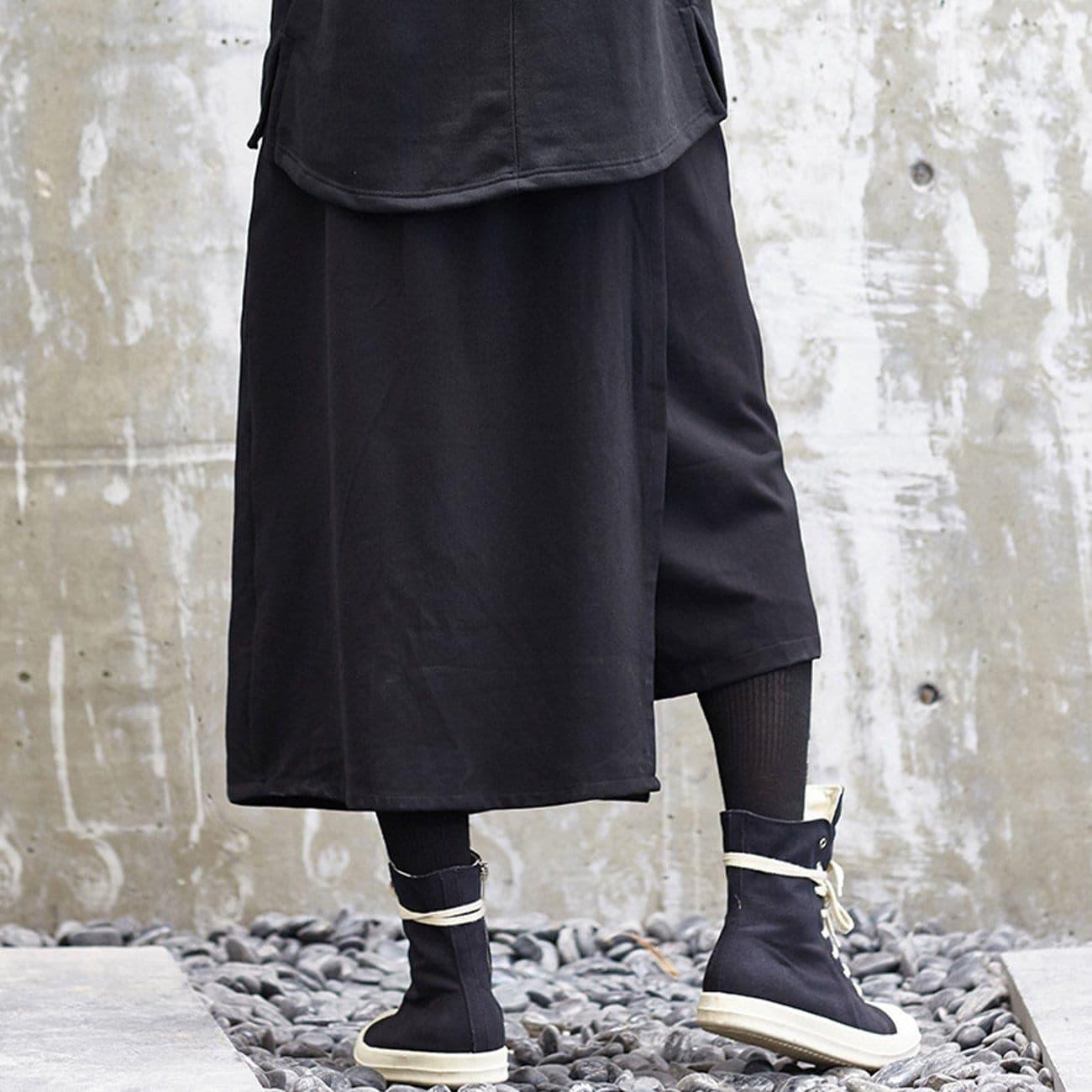 Dark Personality Irregular Oversized Pants