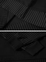 Stripe Fake Two Sweatshirt