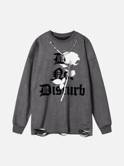 Rose Necklace Sweatshirt