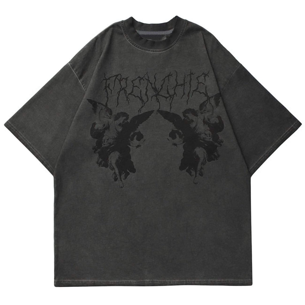 Dark Angel Print Washed Tee