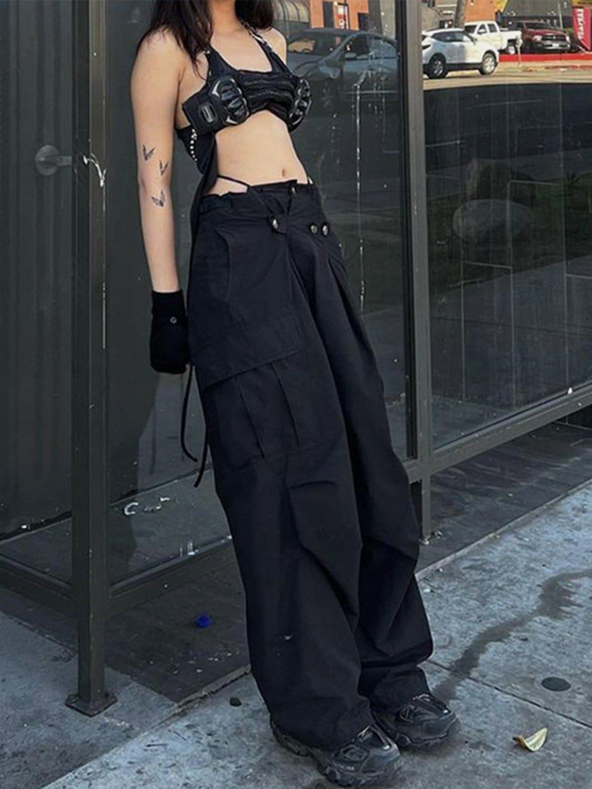 Irregular Drawstring Pants