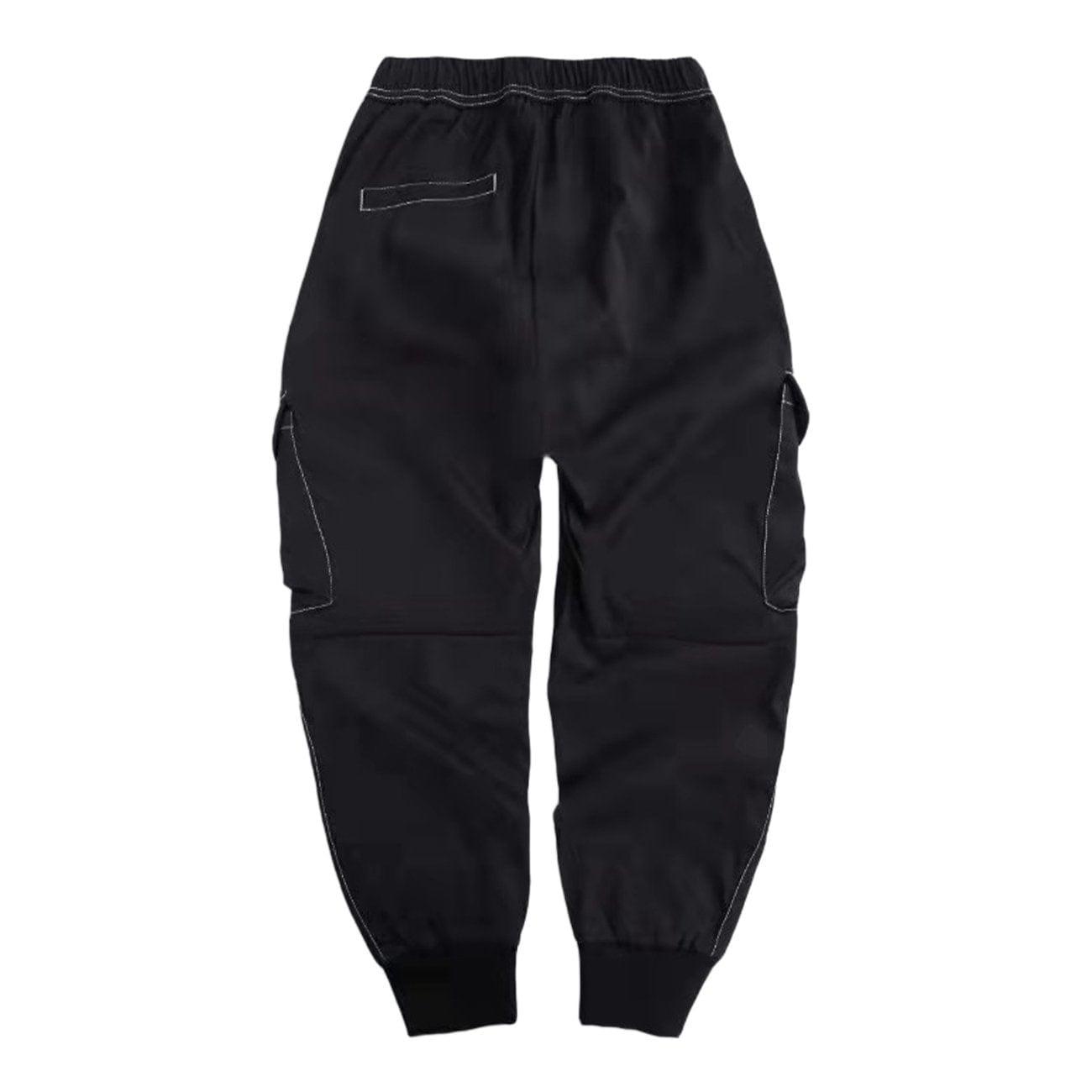 Vintage Drawstring Zipper Pants