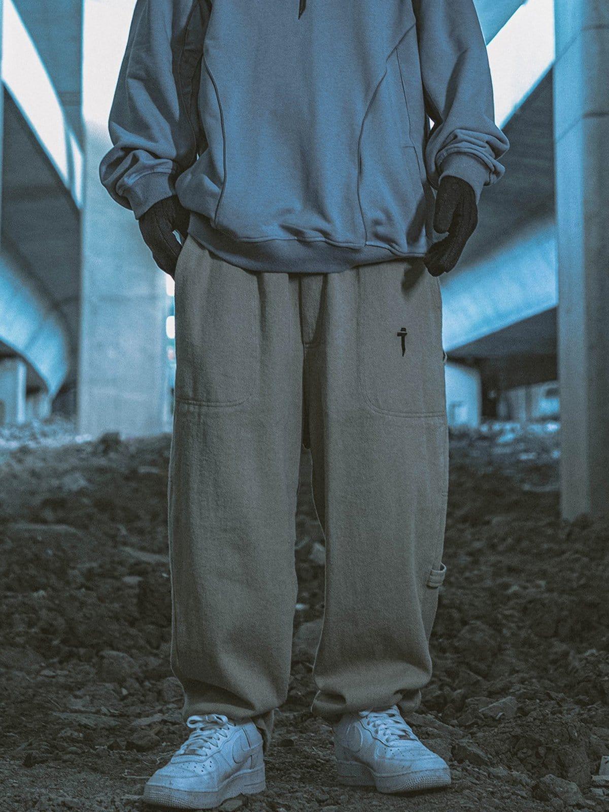 Fake Two Strap Cargo Pants