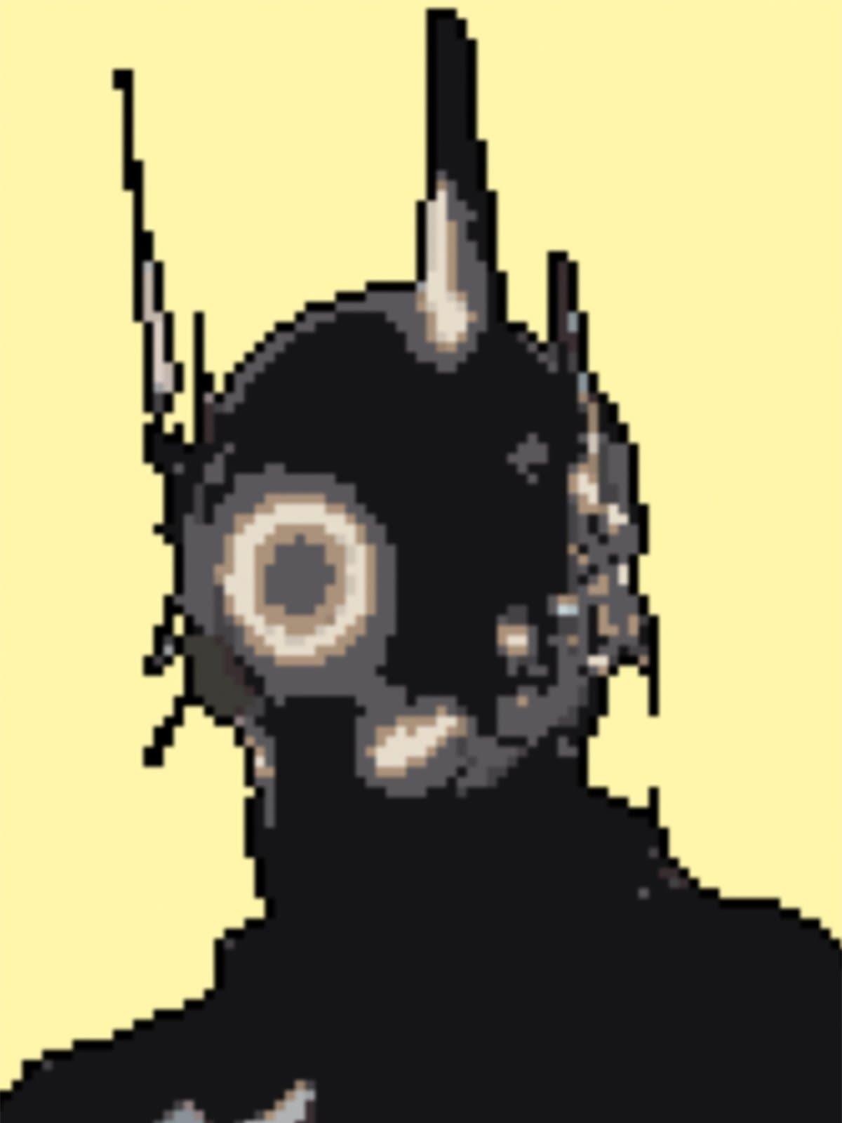 Cyberpunk Glowing Circle Mask