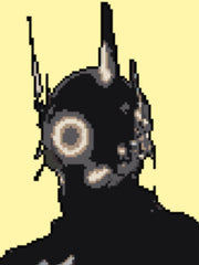 Cyberpunk Glowing Circle Mask