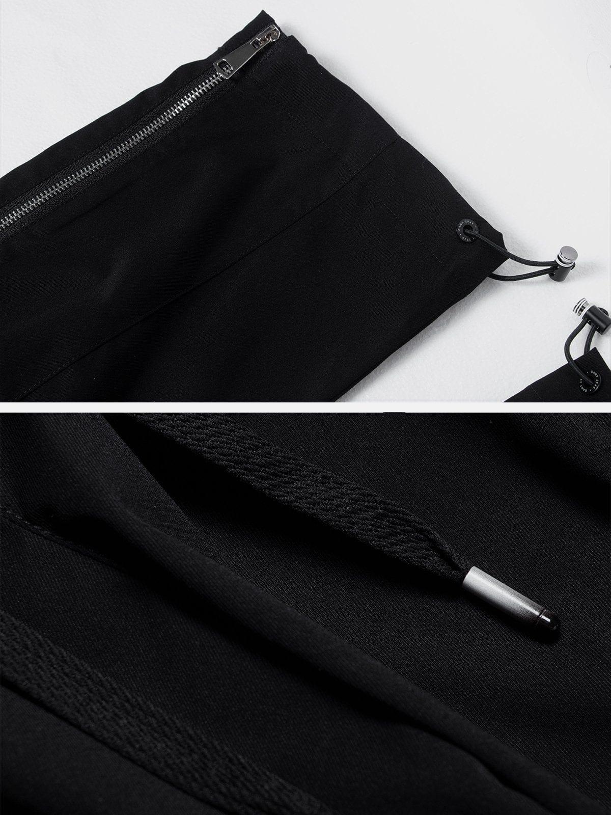 Big Pocket Long Zip Up Cargo Pants