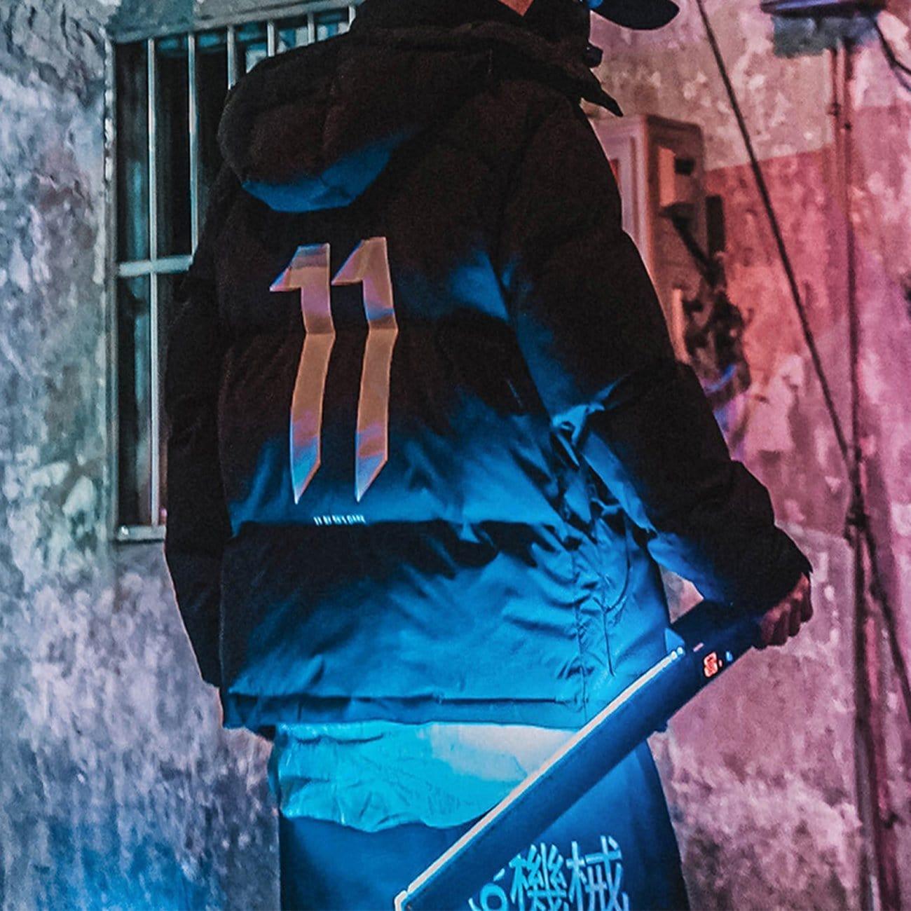 Combat Function Print Winter Coat