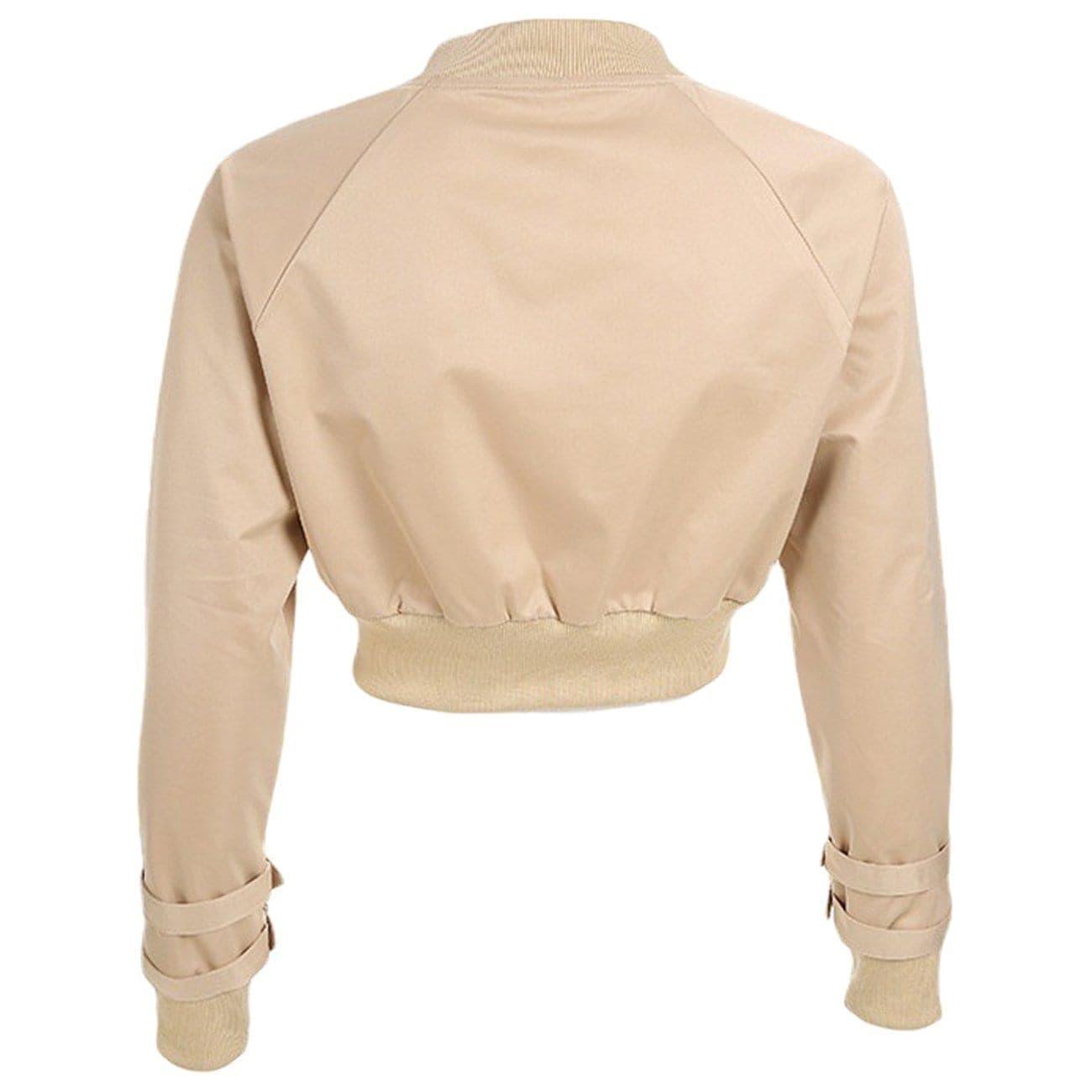 Function Fake Zipper Ribbon Jacket