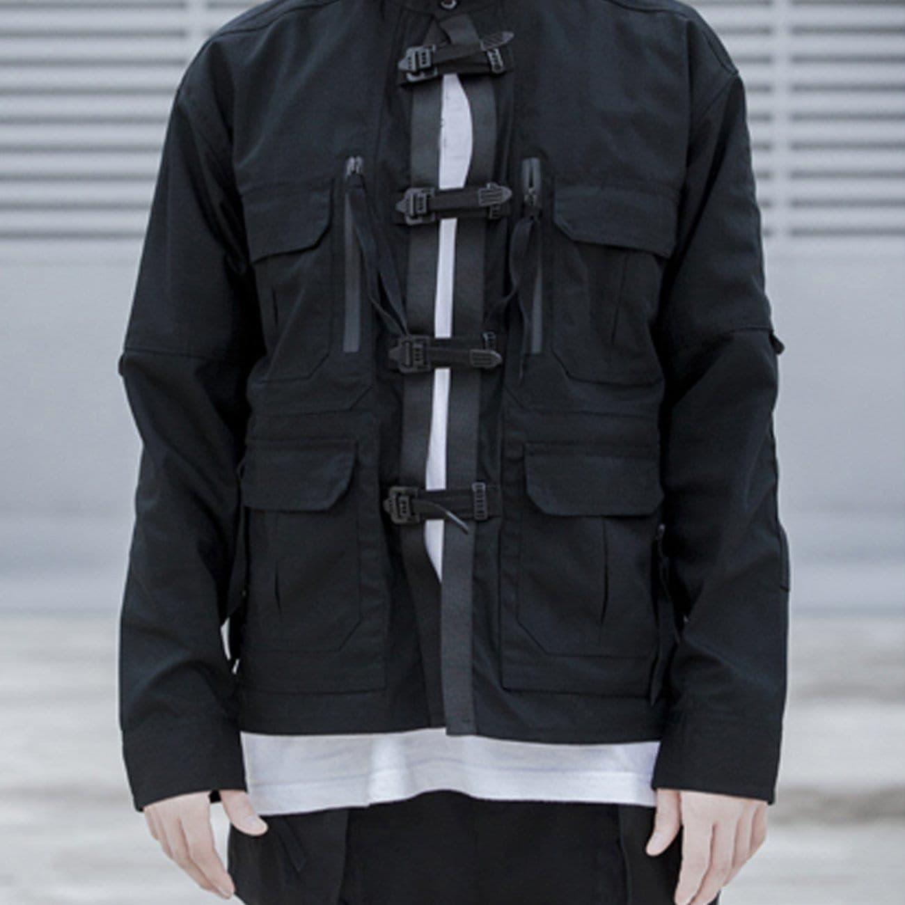 Function Detachable Button Jacket
