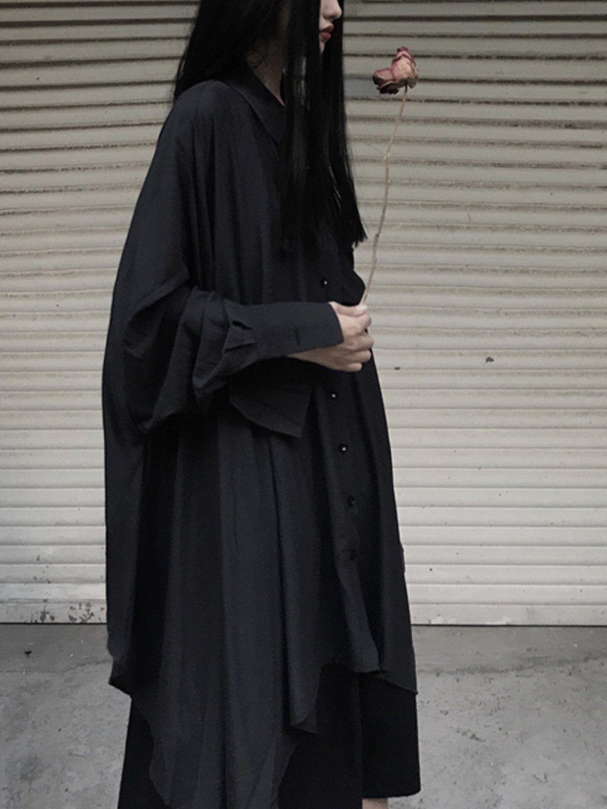 Irregular Loose Long Shirt