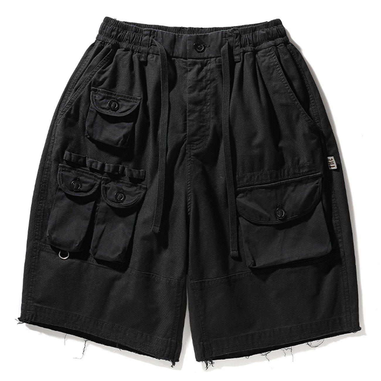 Multi Pockets Cargo Shorts