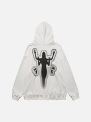 Hands Human Silhouette Hoodie