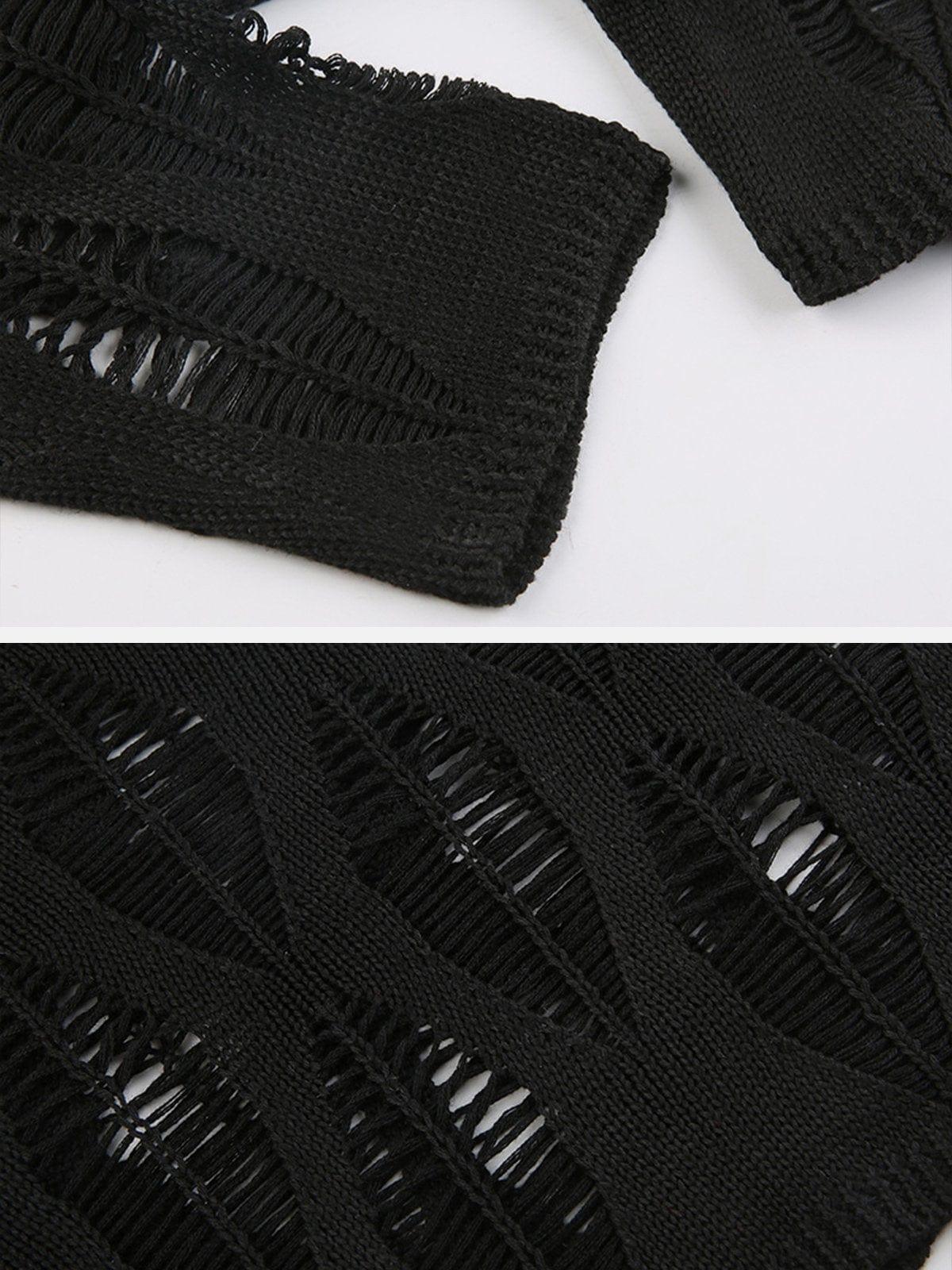 Cross Hollow Sweater