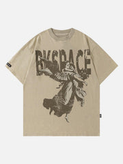 Washed Angel Letters Graphic Tee