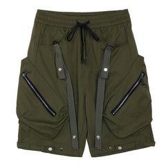 Multi Pockets Ribbon Shorts