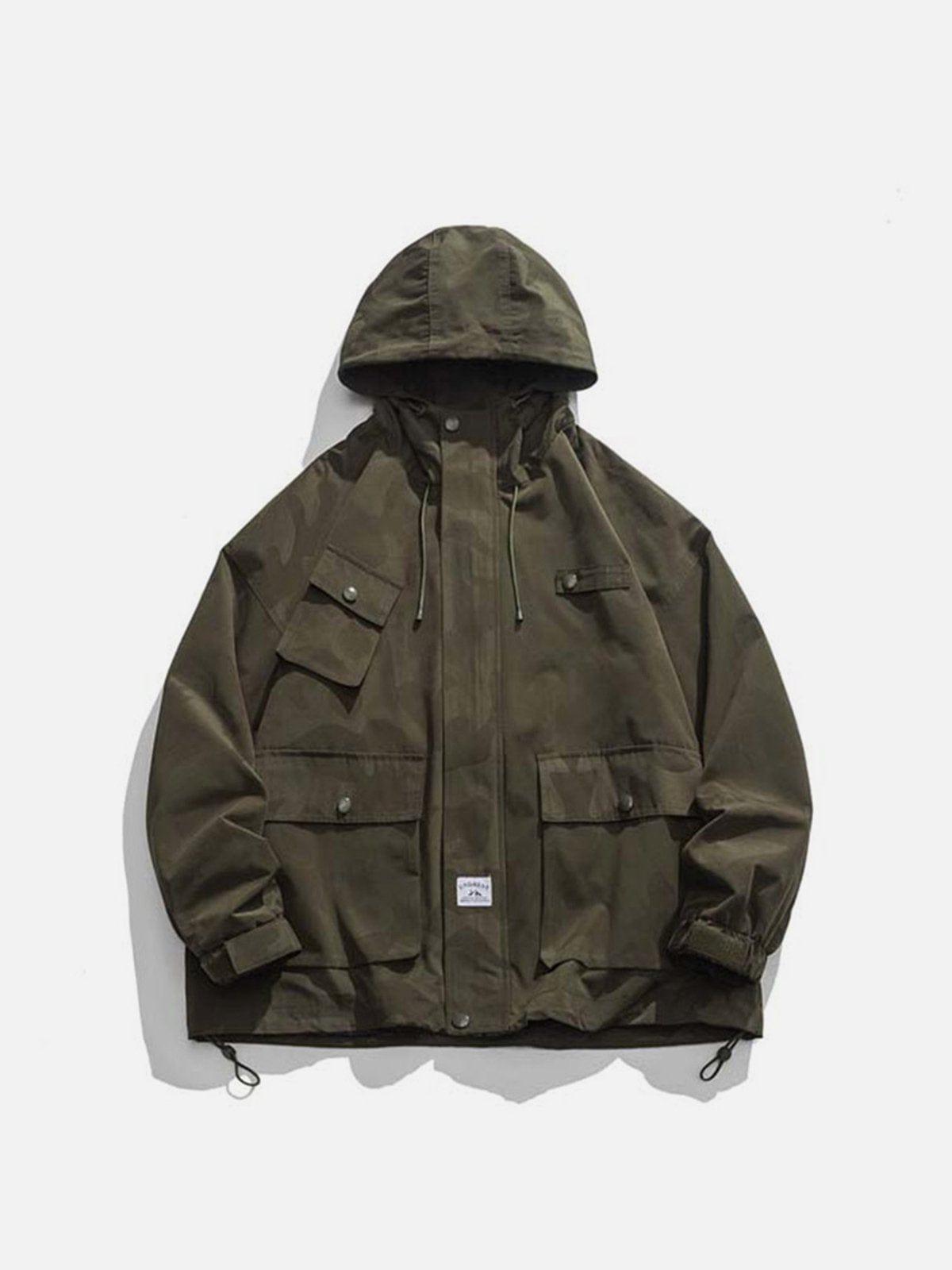 Patchwork Camouflage Jacket