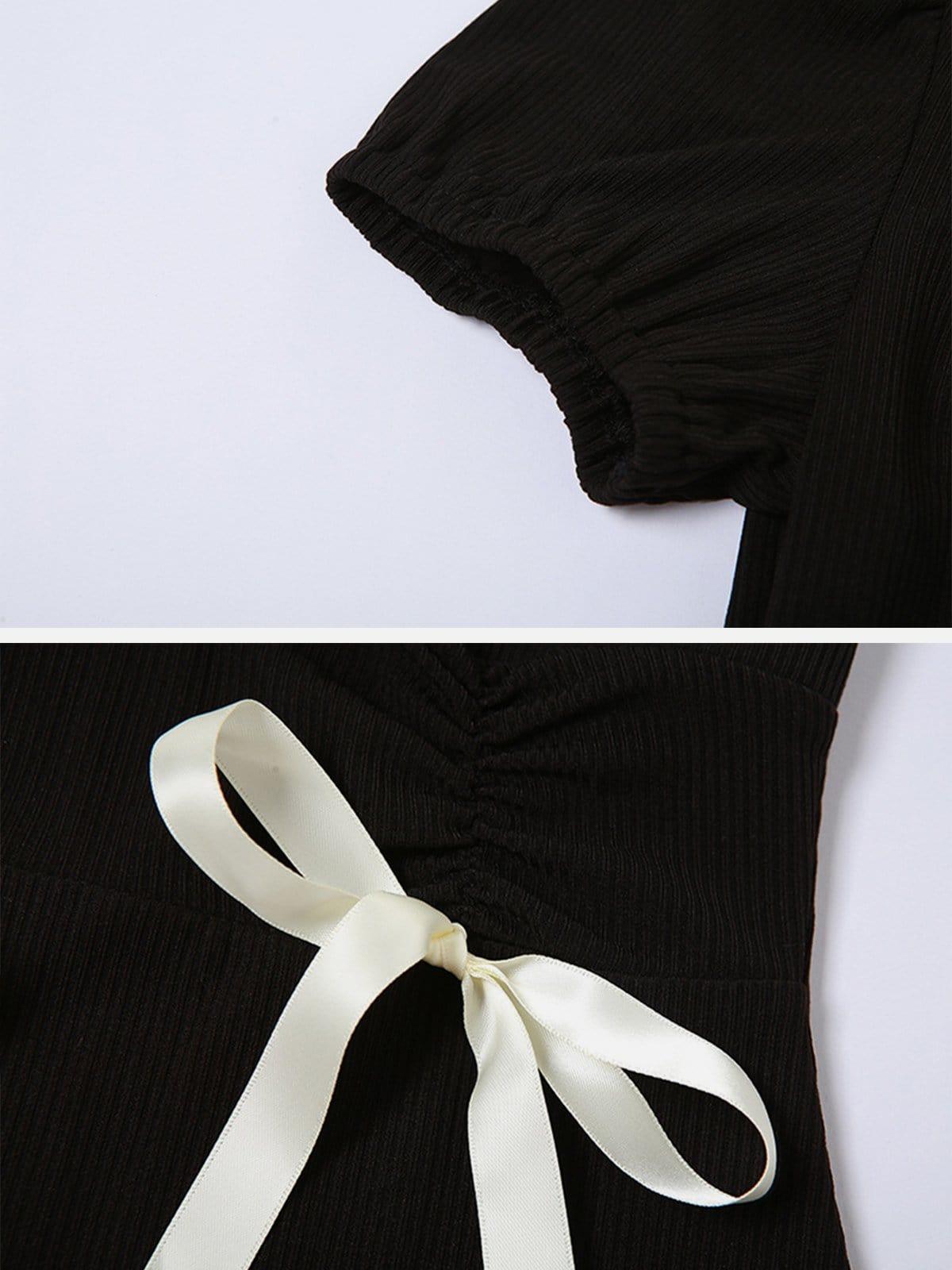 Bow Tie Ribbon Dress