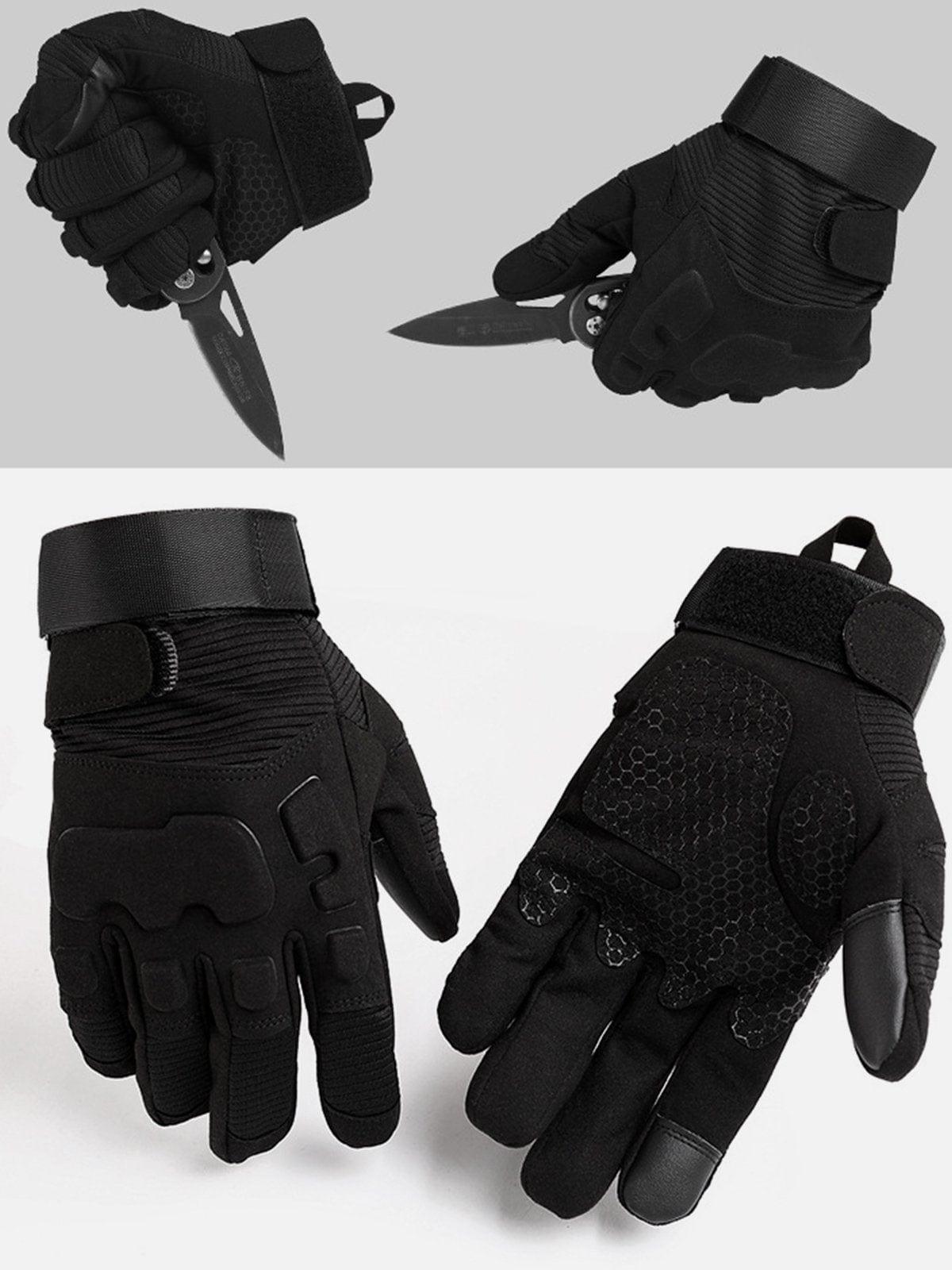 Combat Patchwork Protection Gloves