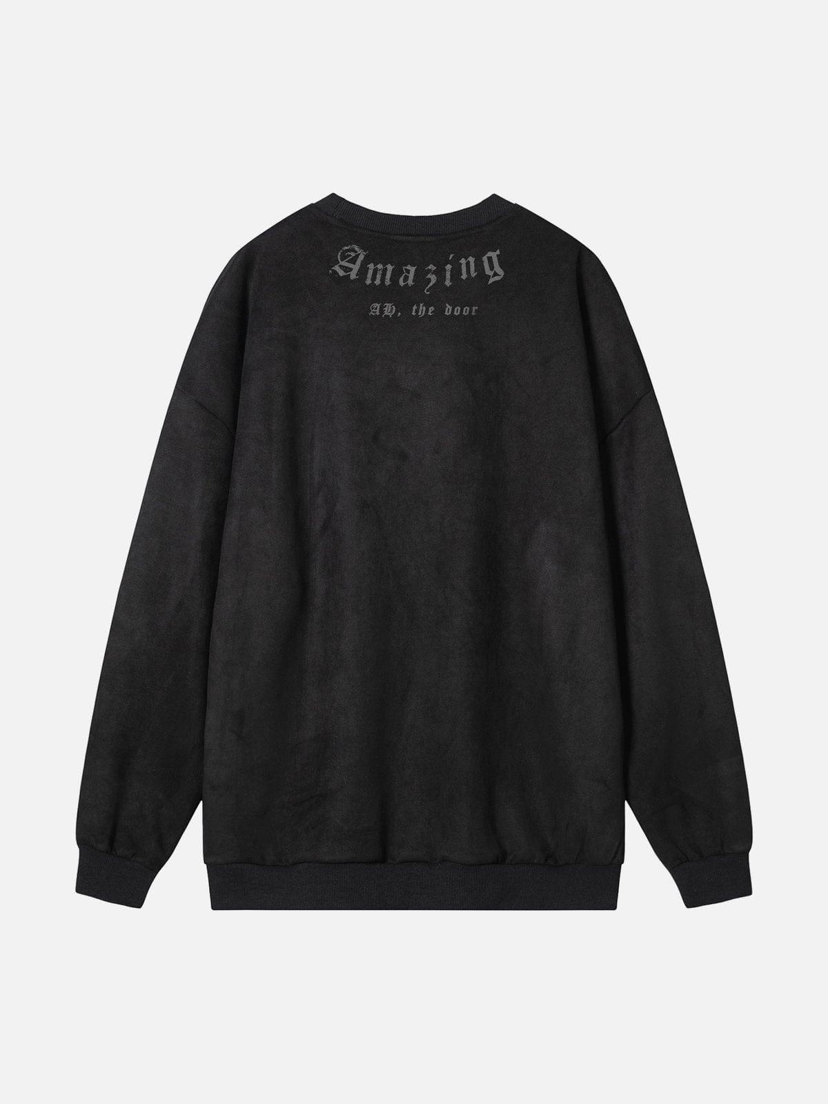 Cross Necklace Sweatshirt