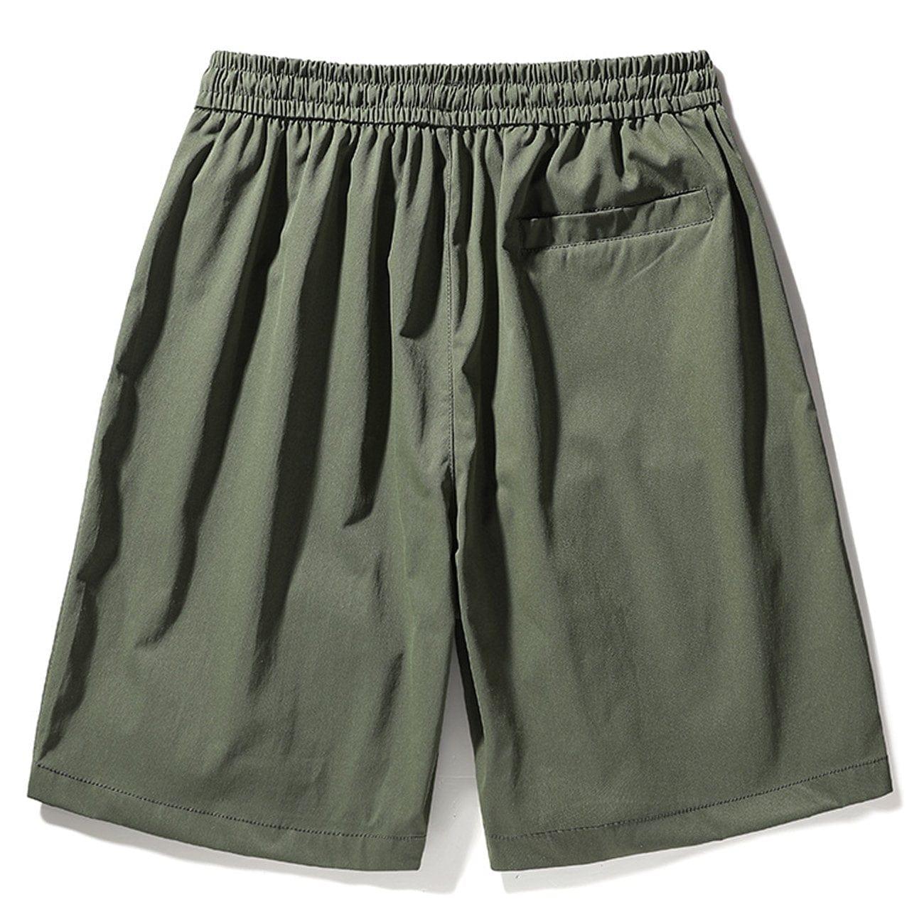 Color Label Big Pocket Cargo Shorts