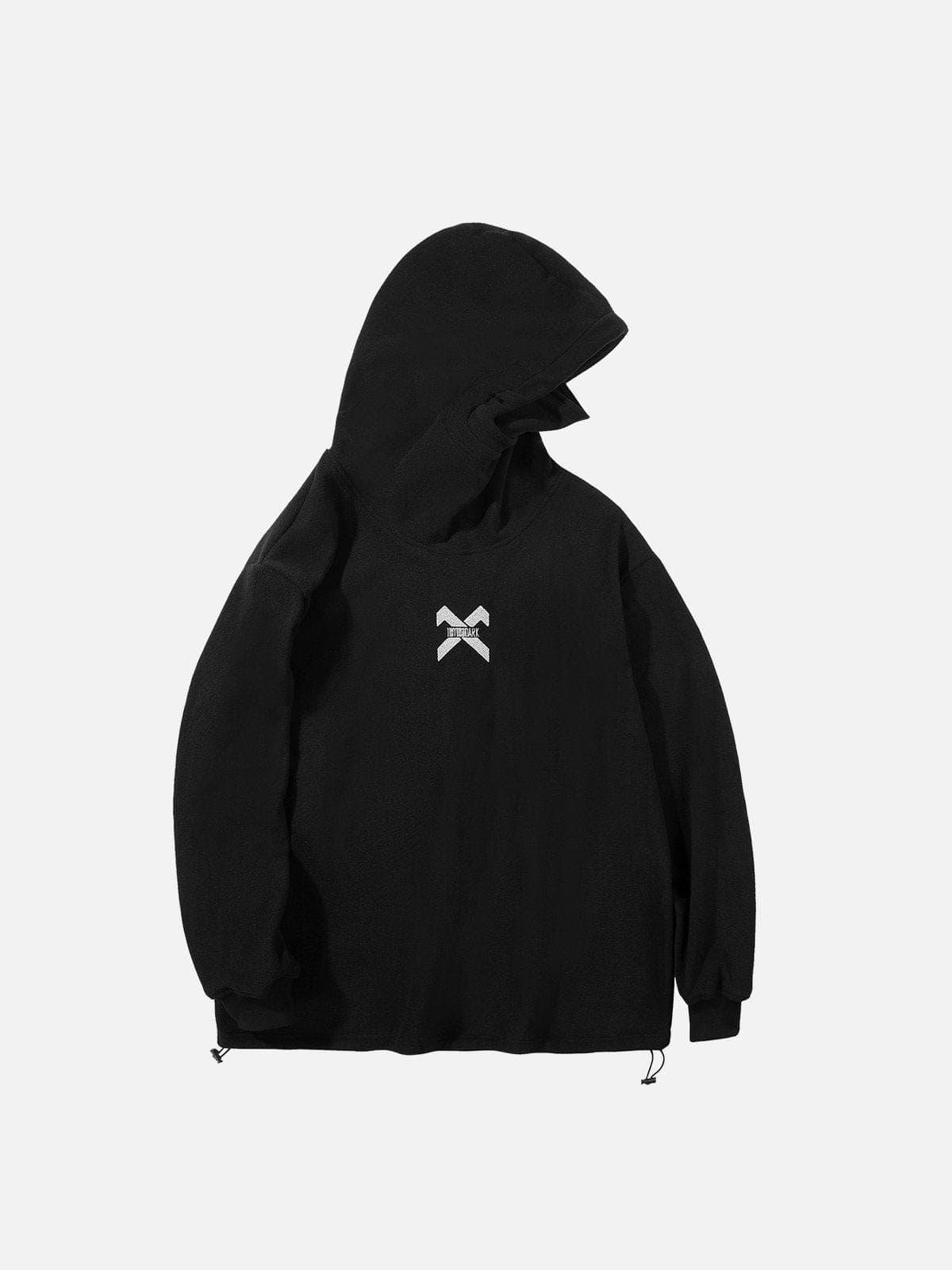 Embroidery Polar Fleece Hoodie