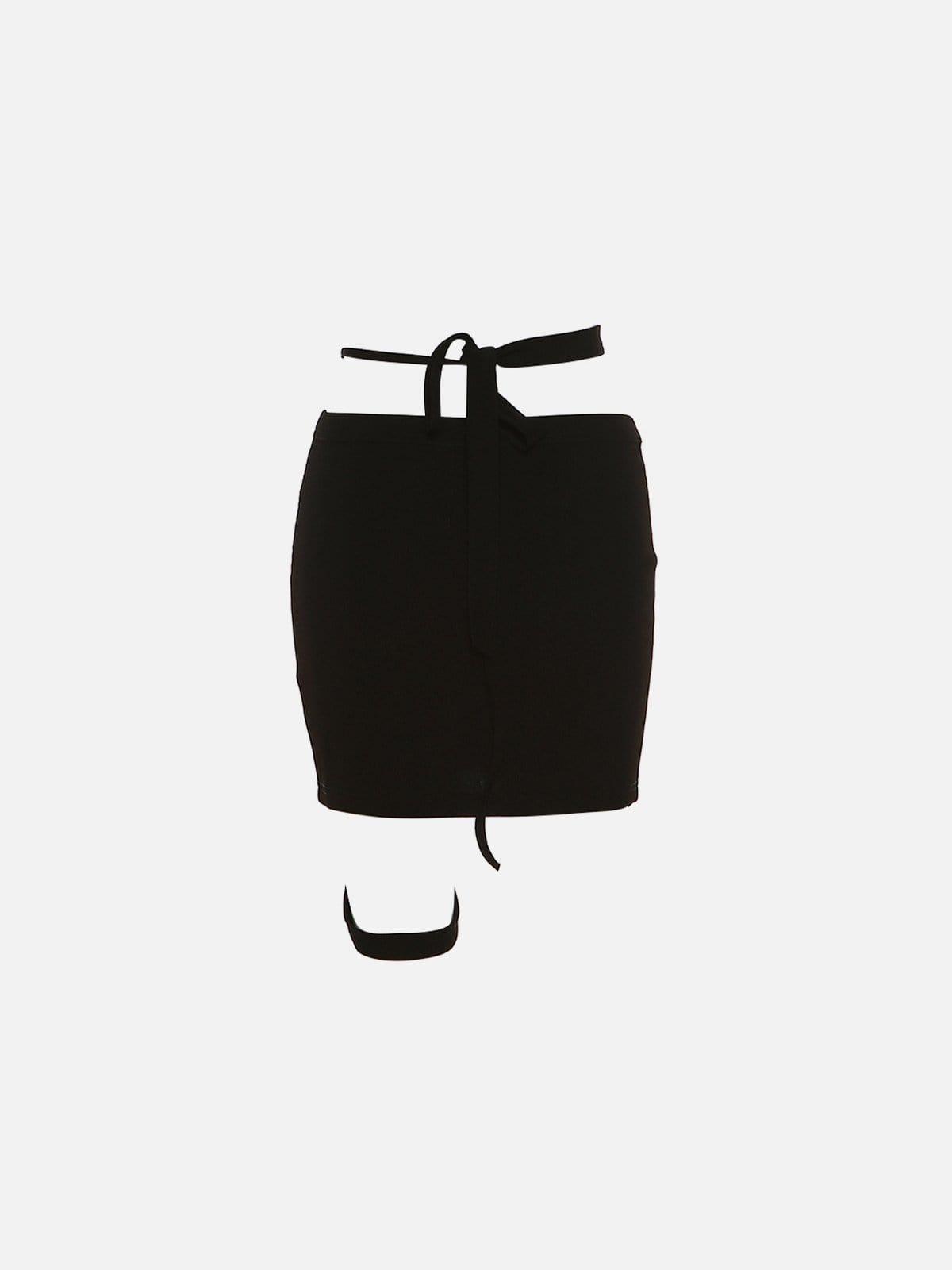 Strappy Leg Ring Skirt