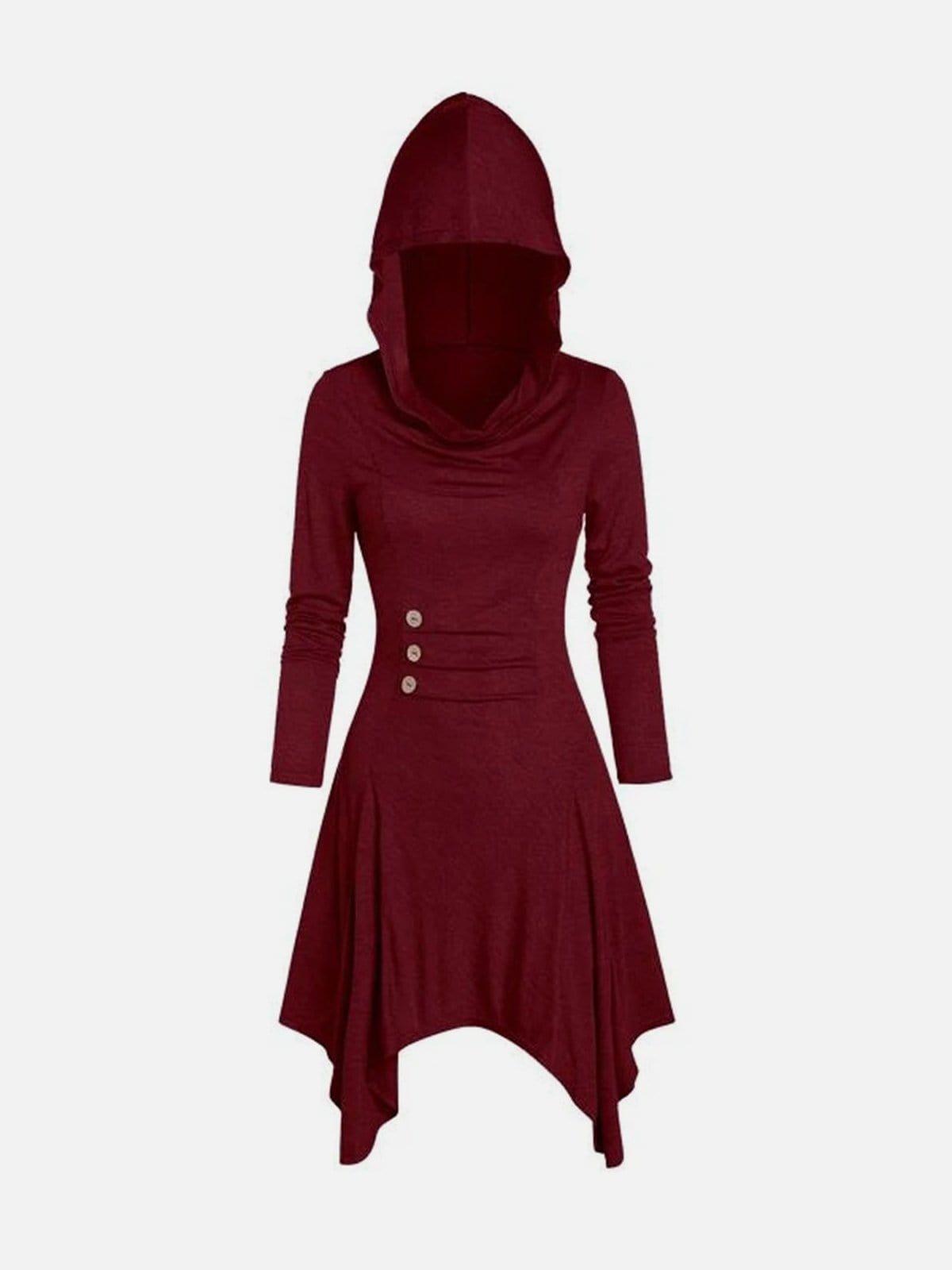 Loose Stretch Solid Dress