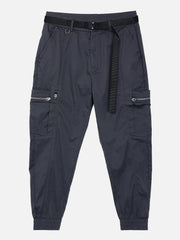 Multi Pockets Zip Up Cargo Pants