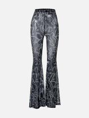 Mesh See-Through Speaker Pant