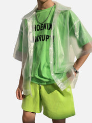 Transparent Tpu Short Sleeve Shirt