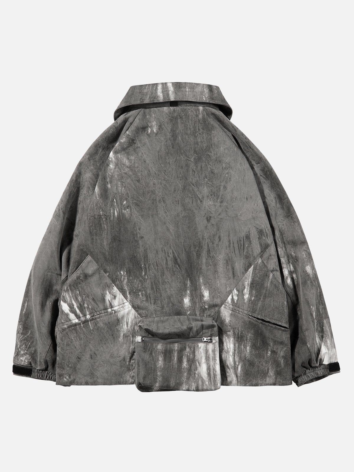 Zip Up Tie Dye Functional Jacket