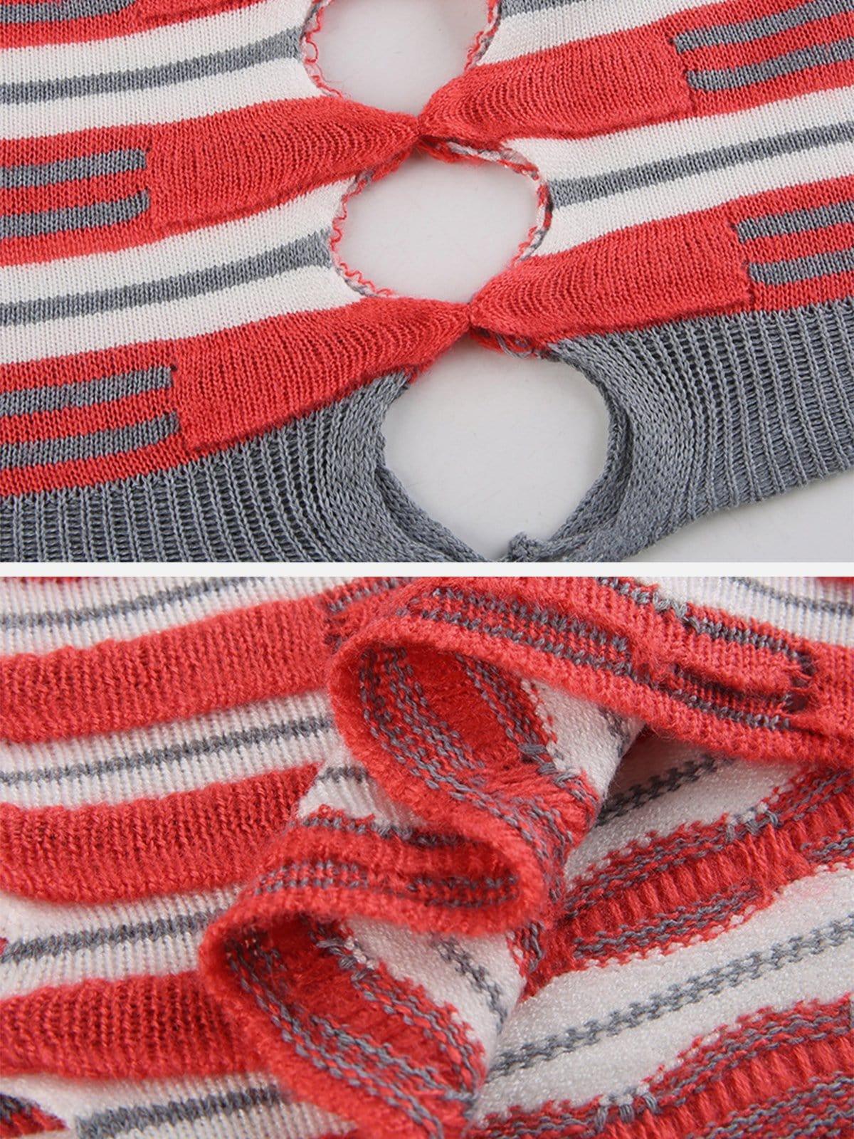 Hollow Stripe Suit