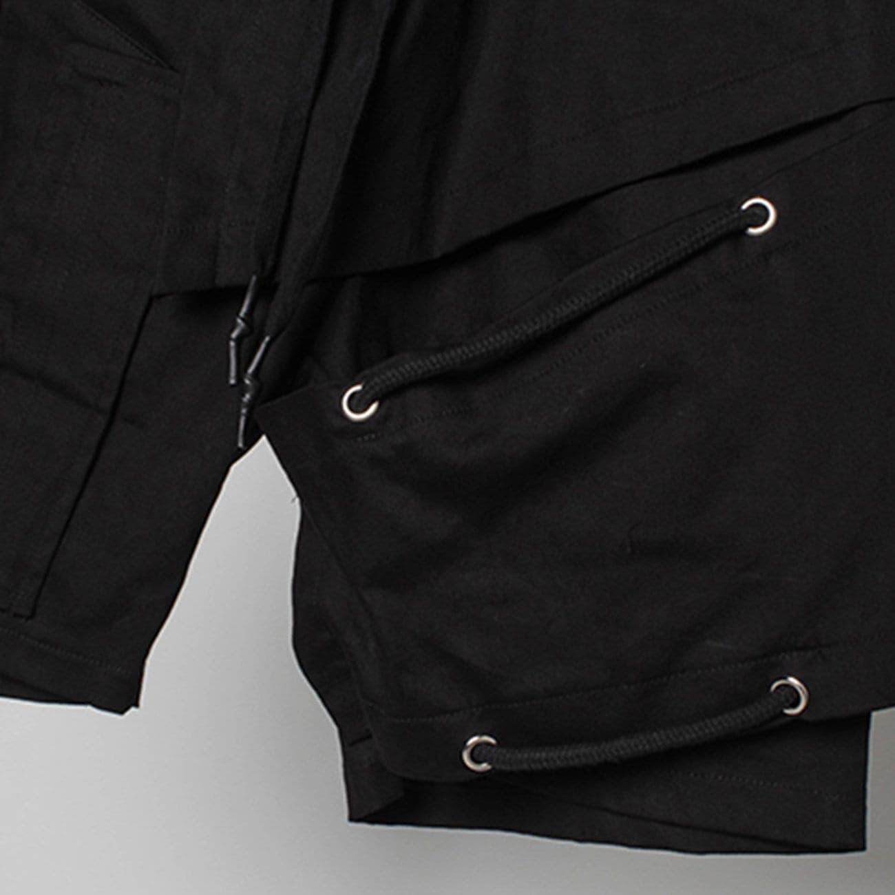 Functional Asymmetric Rope Shorts