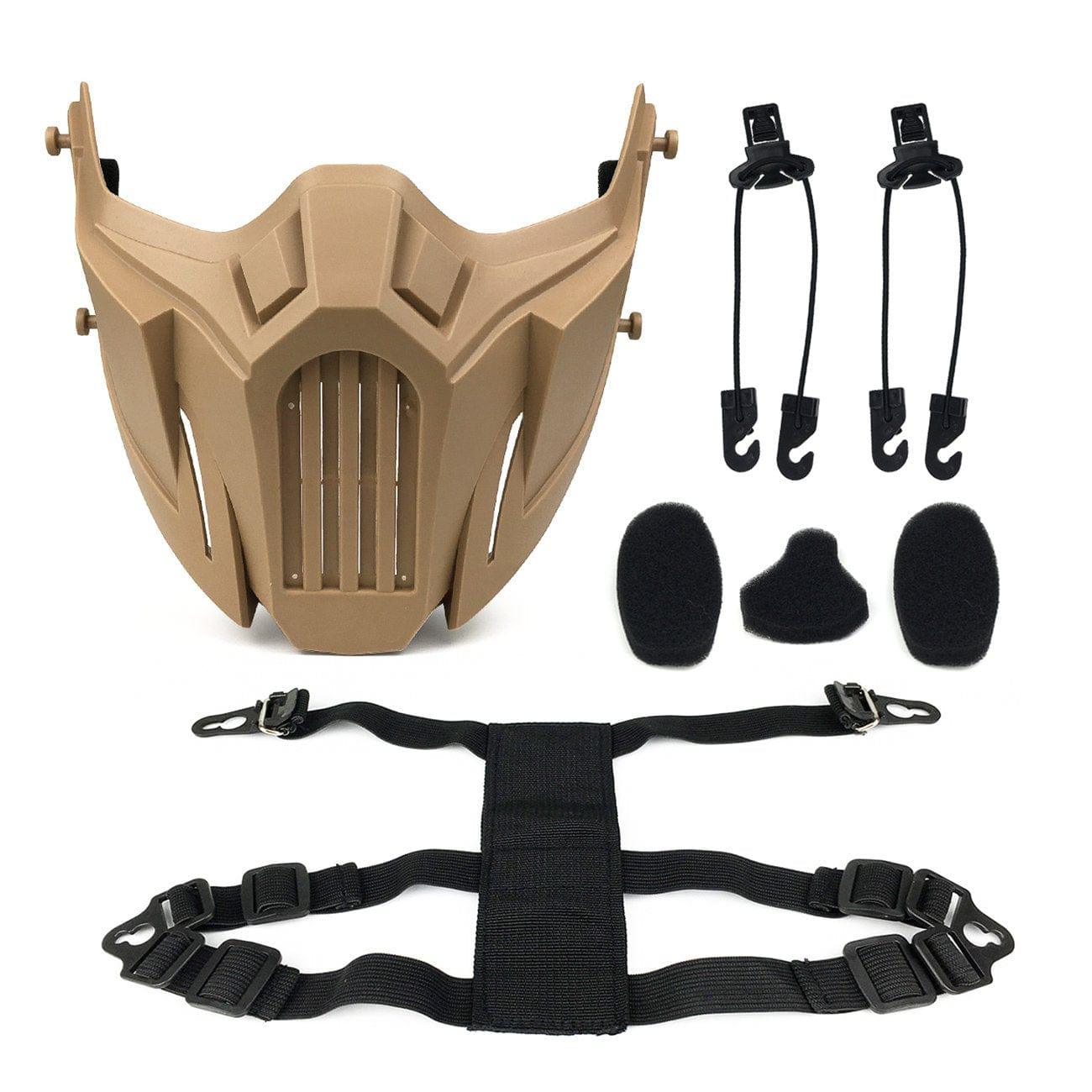 Punk Half Face Shield Mask
