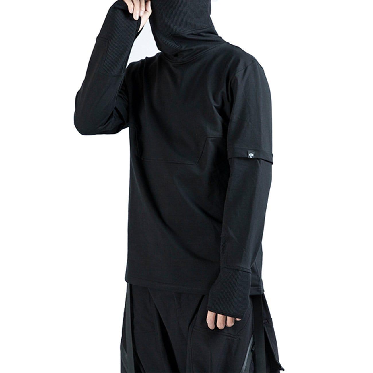 Dark Ninja Turtleneck Sweatshirt