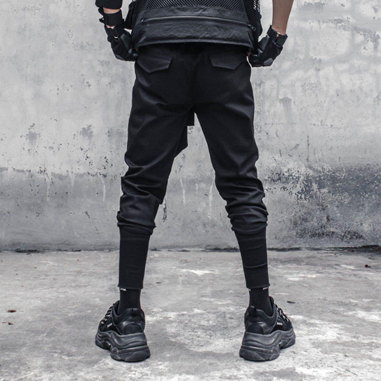 Dark Removable Pocket Cargo Pants