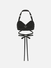 Zip Up Ribbon Vest