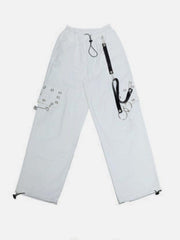 Punk Chain Wide Leg Pants