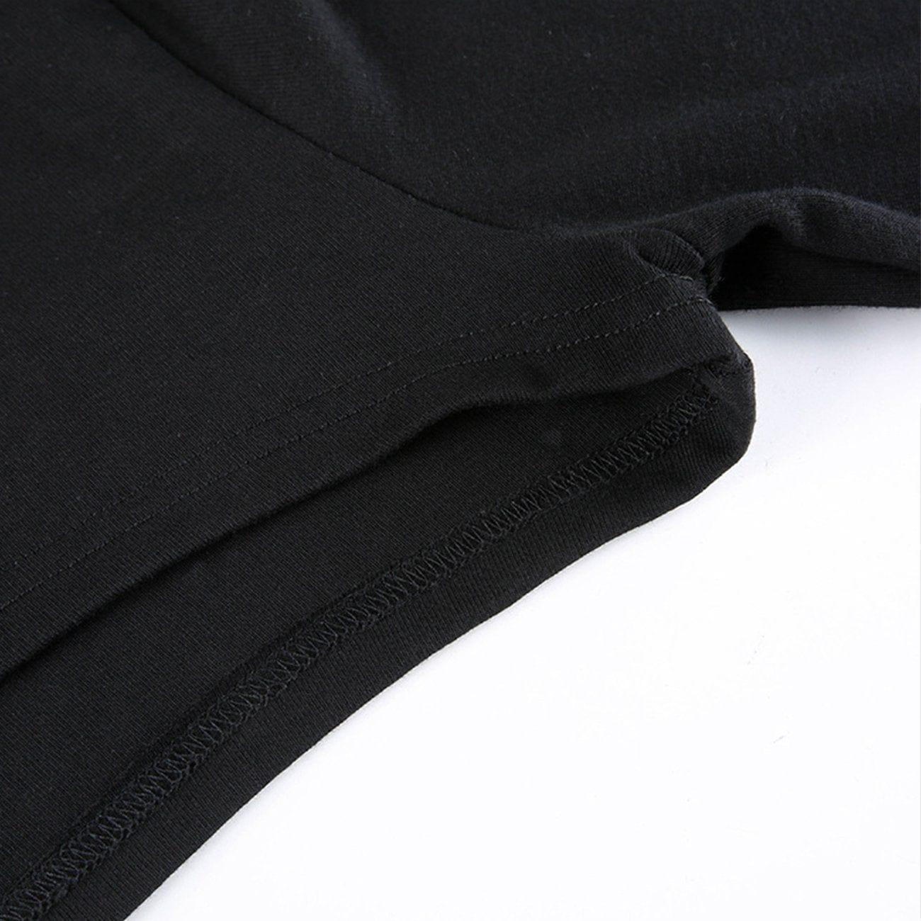 Sexy Suspenders Two Piece Long Sleeve T Shirt